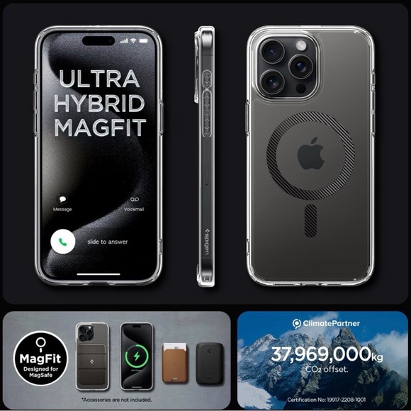 Spigen for iPhone 15 Pro Max Case, Ultra Hybrid MagFit - Picture 7 of 12